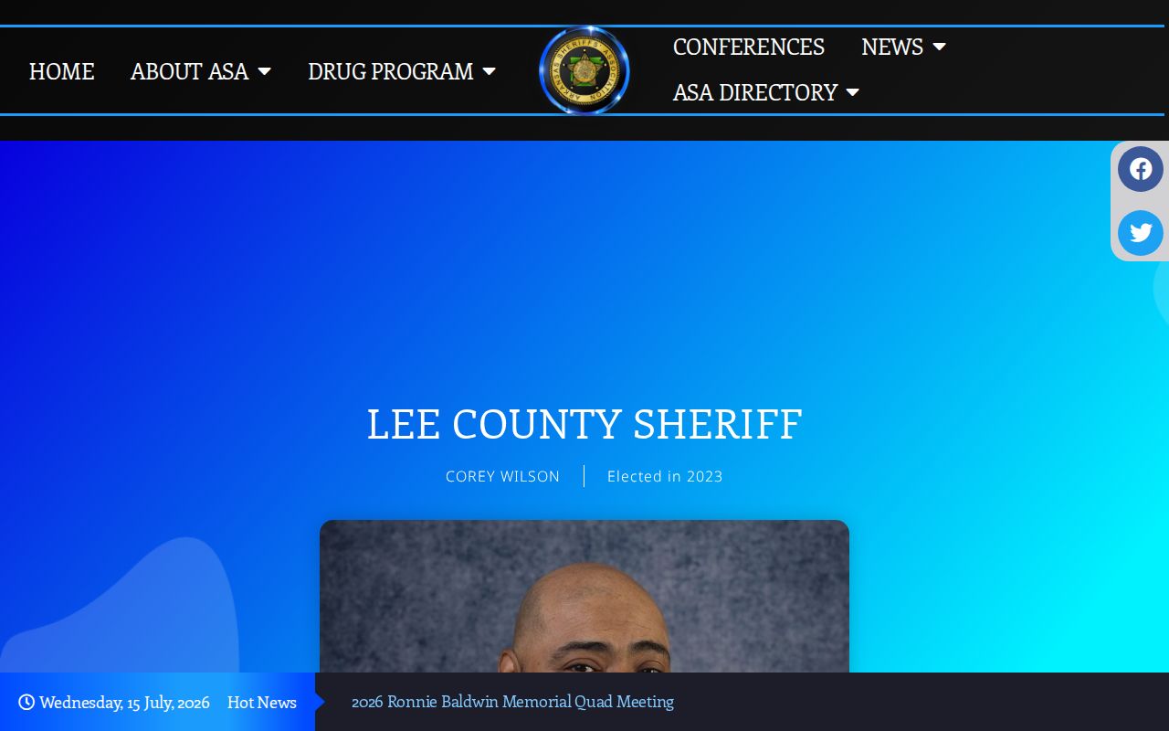 Lee County criminal history sheriff and jail profile