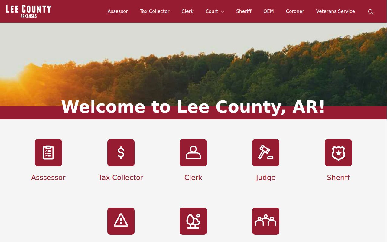 Lee County criminal history records courthouse homepage